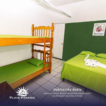 Hotel Playa Paraíso Monterrico Bagian luar foto