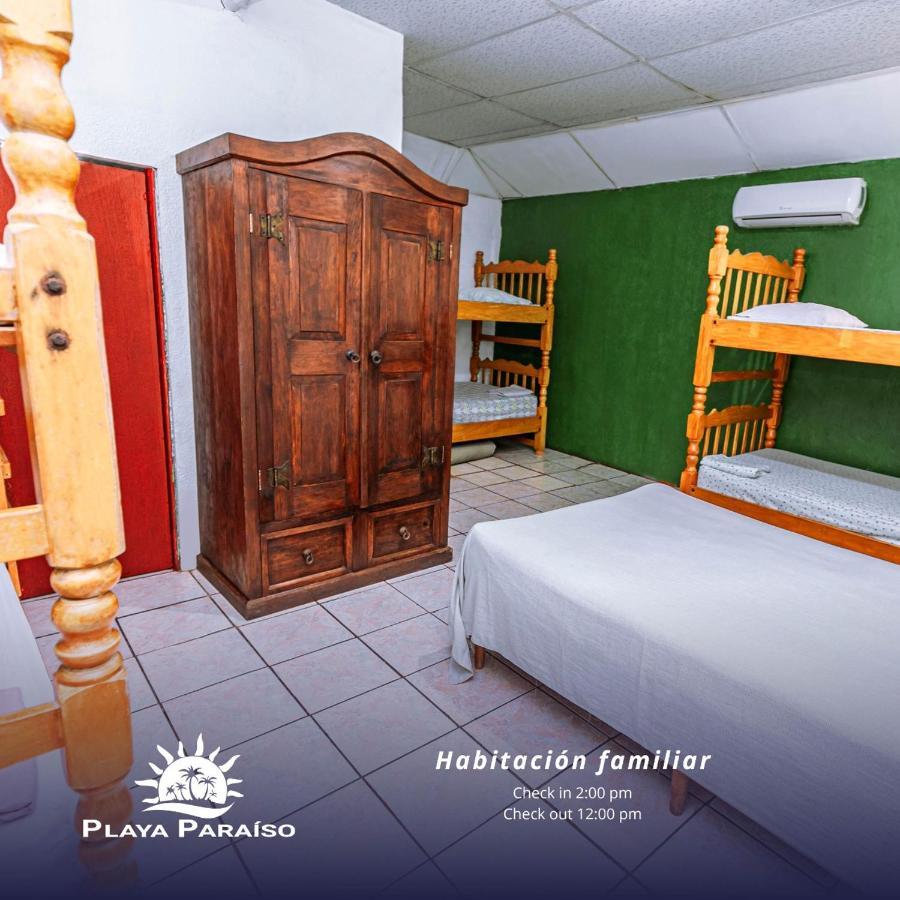 Hotel Playa Paraíso Monterrico Bagian luar foto