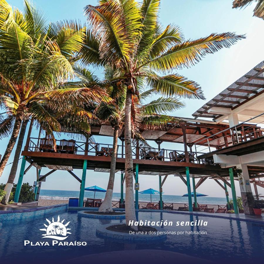 Hotel Playa Paraíso Monterrico Bagian luar foto