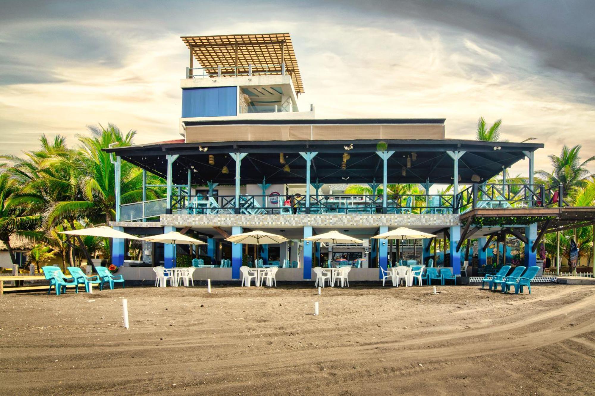 Hotel Playa Paraíso Monterrico Bagian luar foto